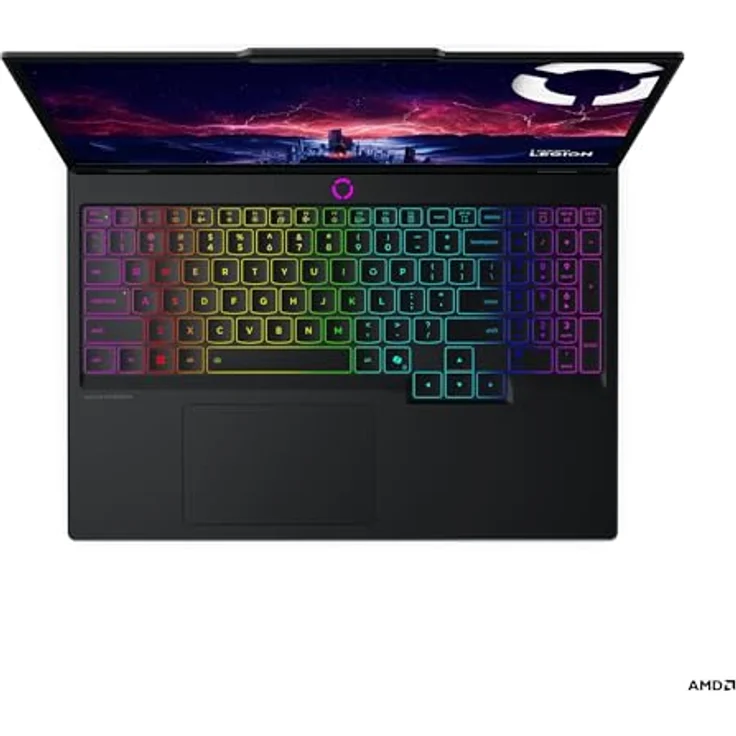 Lenovo Legion 5 15AKP10 Gaming AI Laptop | 15.1" WQXGA 165 Hz OLED Display, NVIDIA GeForce RTX 5060, AMD Ryzen AI 7 350, 16GB RAM, 1TB SSD, Win11, QWERTZ, Eclipse Black, 3 Monate GamePass – Bild 2
