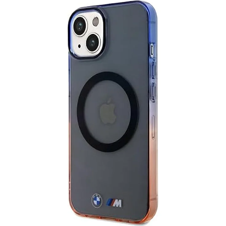 BMW Gradient Bumper MagSafe Case für iPhone 15 Plus / 14 Plus, schützende Handyhülle in Grau mit exklusivem Design – Bild 2