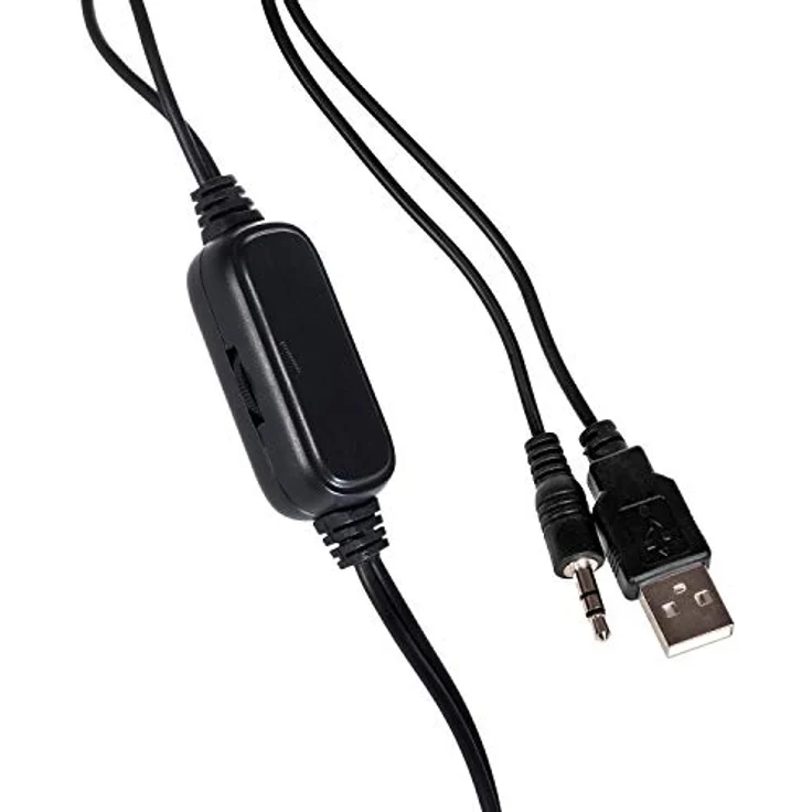 Audiocore AC855 Stereo-Lautsprecher mit Bunter LED-Beleuchtung PC-Lautsprecher 6W RMS USB-Stromversorgung Kompakt Schwarz – Bild 3