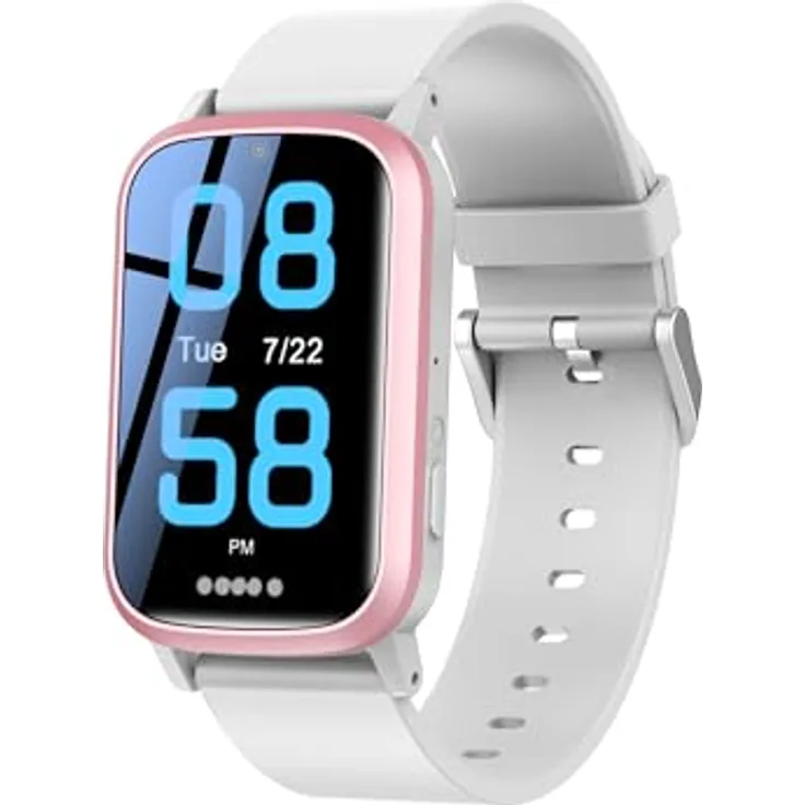 NikuTRAX GPS-Smartwatch NC92S, Sturzerkennung und Vitalfunktionen, altrosa