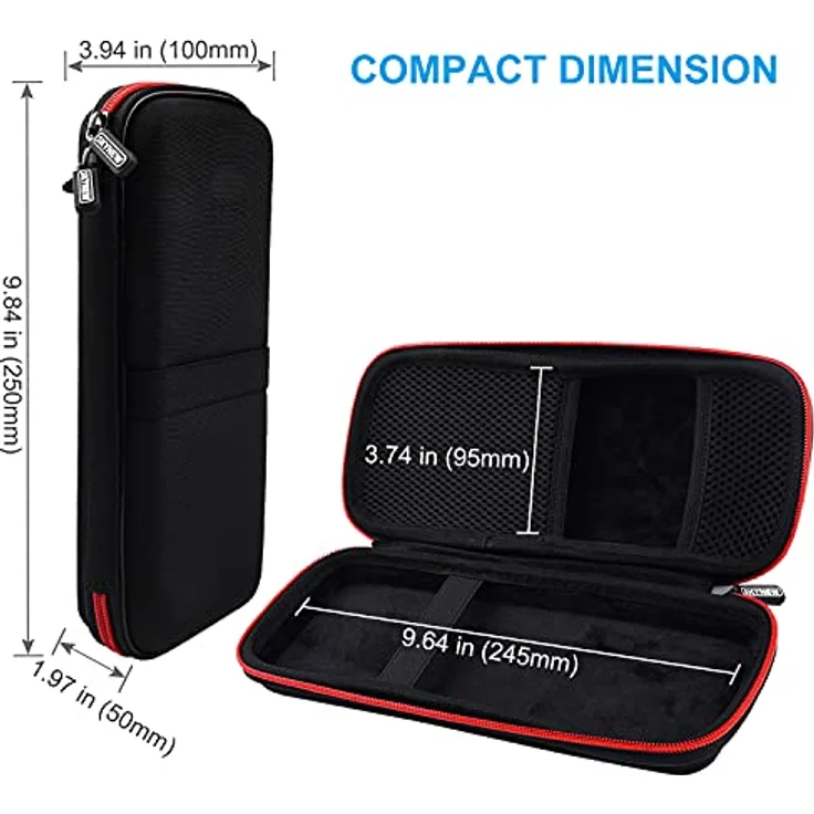 SKYNEW Powerbank Tasche Kompatibel mit Anker Power Core 26800 / RAV Power 26800/20100/20000, Wasserfestes EVA Material, Schwarz – Bild 3