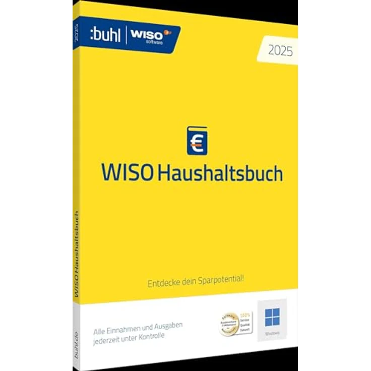 Buhl Data Service WISO Haushaltsbuch 2025, Bürosoftware zur Finanzübersicht und Planung langfristiger Sparziele