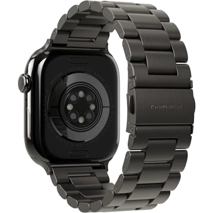 VONMÄHLEN Link Bracelet, Edelstahlarmband für Apple Watch in Granite Gray, 44 | 45 | 46 | 49mm, aus Titan Grad 2 mit elegantem Design und schneller Anpassungsmöglichkeit – Bild 4