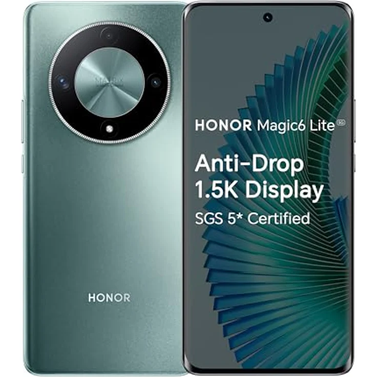 Honor Magic 6 Lite 5G 256GB/8GB RAM Dual-SIM emerald-green – Bild 1