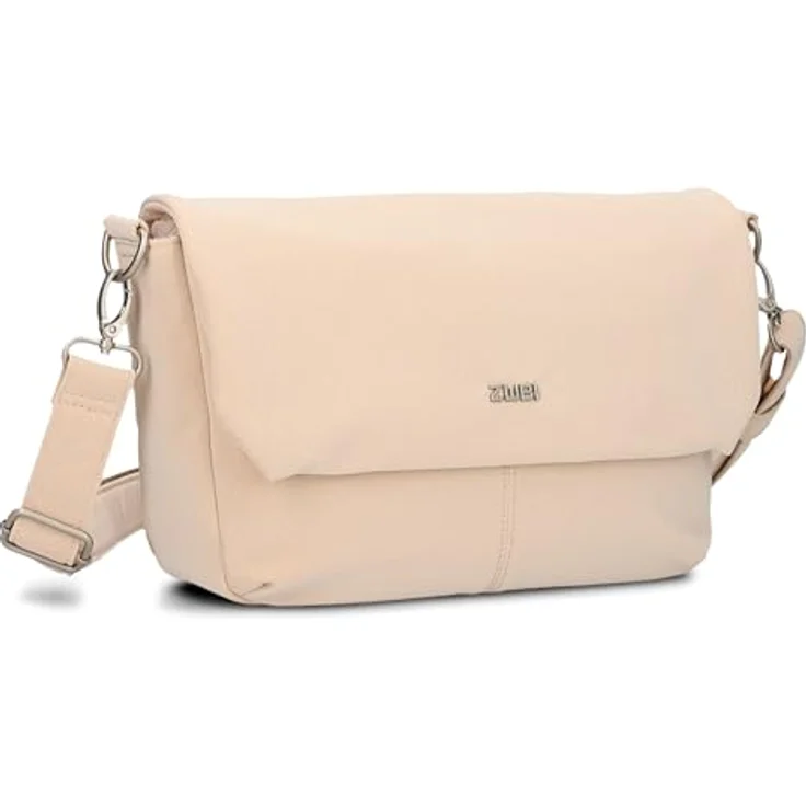 Zwei Mademoiselle.M Messenger, Laptop-Tasche mit 33 cm Fach, gelb, 100% Polyurethan – Bild 1
