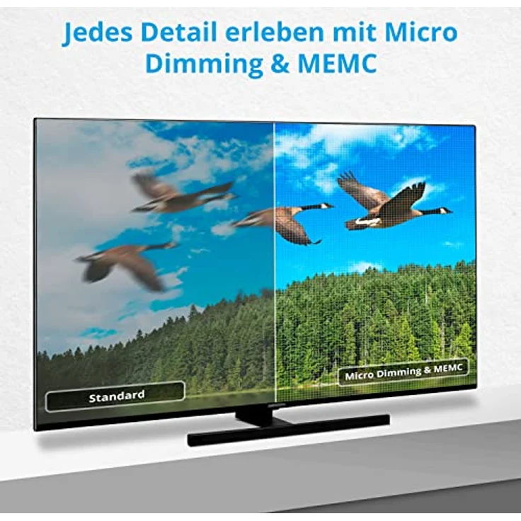 MEDION X15021 (MD 30961) 50 Zoll QLED Fernseher (4K, Dolby Vision HDR, Dolby Atmos, Netflix, Prime Video, Bluetooth) in elegantem Schwarz – Bild 3
