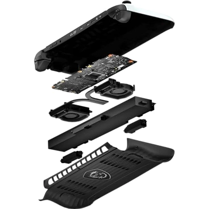 MSI Claw 8 AI+ A2VM-091 Polar Tempest Edition, 8" FHD+ IPS 120Hz Handheld mit Intel Core™ Ultra 7 258V, 32 GB RAM und 2000 GB SSD, Schwarz – Bild 11