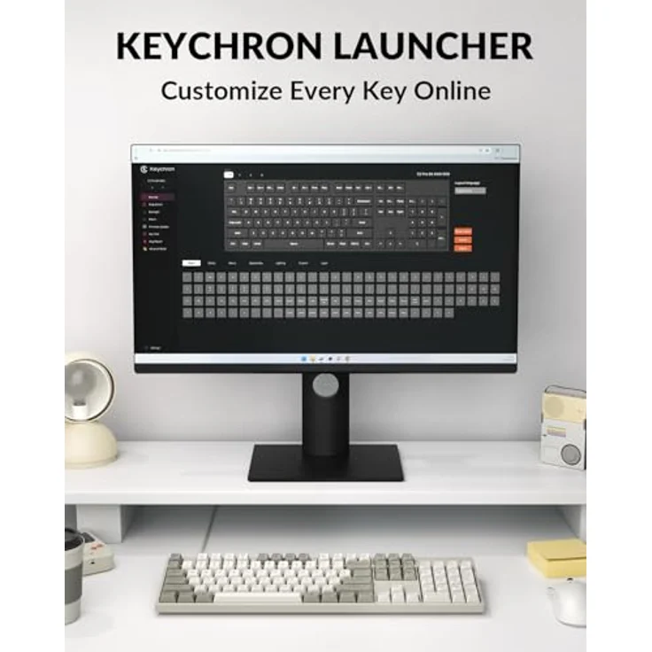 Keychron C2 Pro 8K, Kabelgebundene Mechanische Tastatur mit RGB Backlight, Hot-swappable, QWERTY US Layout, Keychron Super Brown Switch – Bild 3