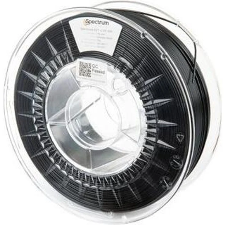 Spectrum 3D Filament PET-G HT100, 1.0kg schwarz, temperaturbeständig bis 100°C, lebensmittelecht, für FFF/FDM-Druck