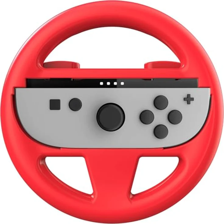 Nacon NA028249 Gaming-Controller Set mit roten und blauen Steuerrädern für Nintendo Switch 2, ergonomisch und für Rennspiele optimiert – Bild 3