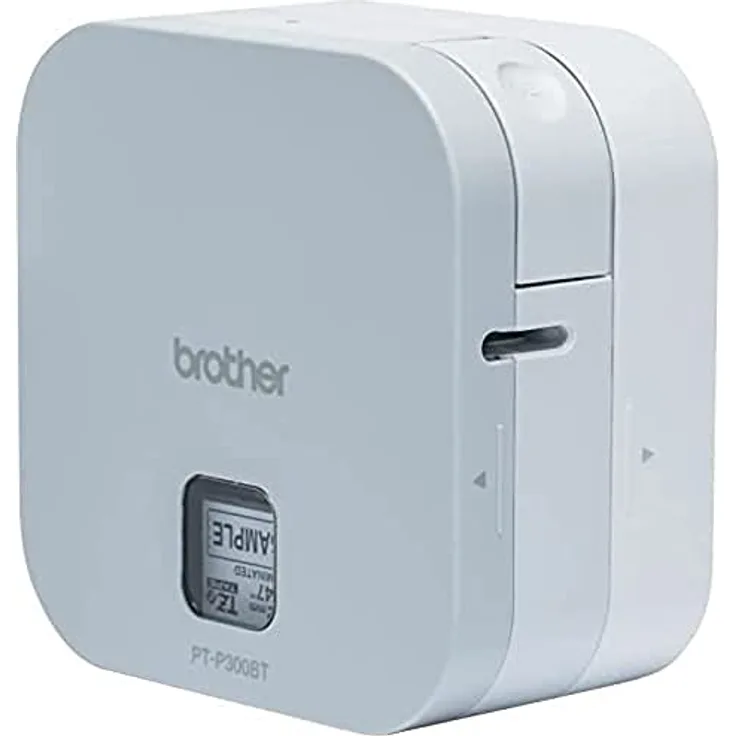 BROTHER PT-P300BT P-Touch Cube Etikettiergerät, kompakt, lässt sich leicht mit Smartphones und Tablets bis zu 12 mm verbinden