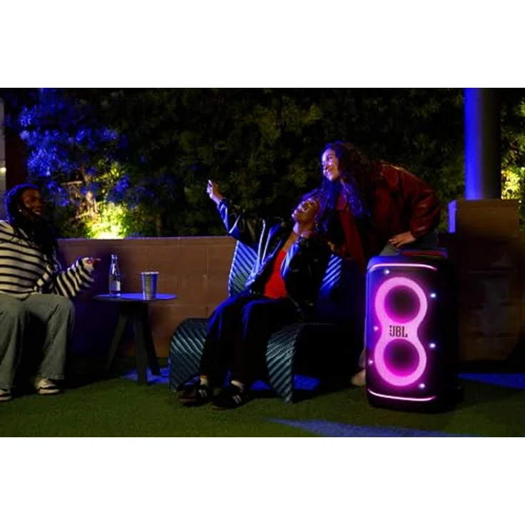 JBL PartyBox 520, Bluetooth Lautsprecher mit 400 W, IPX4, Laufzeit bis 15 h, schwarz – Bild 9