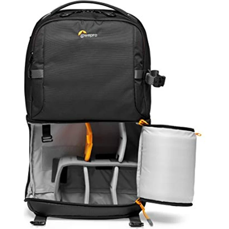 Lowepro Fastpack BP 250 AW III Kamerarucksack - Kameratasche - Fotorucksack für spiegellose und DSLR-Kameras wie Nikon D850, 300D, mit Zugang per QuickDoor, Fach für 13-Zoll-Laptop, Ripstop, Schwarz – Bild 11