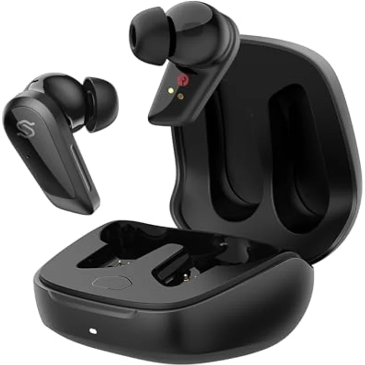 Edifier STAX Spirit S10 True Wireless Planar Magnetic Earbuds mit ANC, Snapdragon Sound, Hi-Res Audio (LDAC LHDC), Bluetooth 5.4, 6 Mics Hi-Fi Calling, Wearing Detection, IP54 - Schwarz – Bild 1