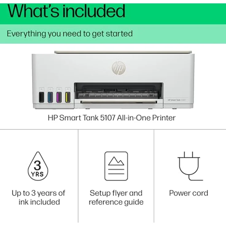 HP Smart Tank 5107 All-in-One Printer, Tintentanks für zuverlässiges Drucken – Bild 14