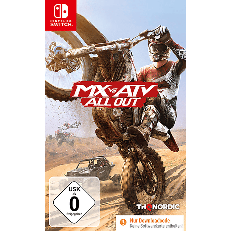 THQ NORDIC GMBH MX vs. ATV All Out, Off-Road-Racing-Spiel für Nintendo Switch mit Splitscreen- und Online-Modus