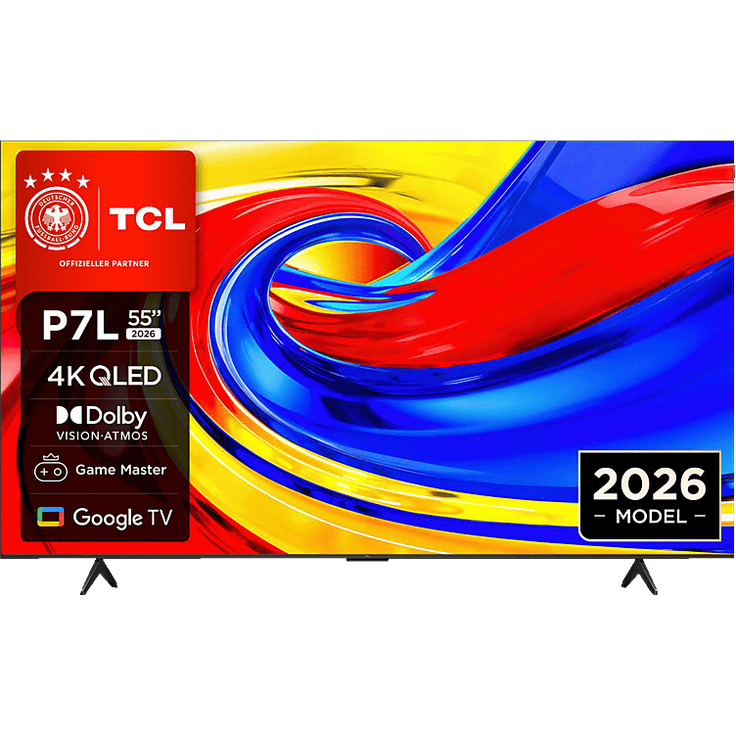 TCL 55P7L QLED TV, 55 Zoll / 139,7 cm, 4K, SMART TV, Flachbildschirm