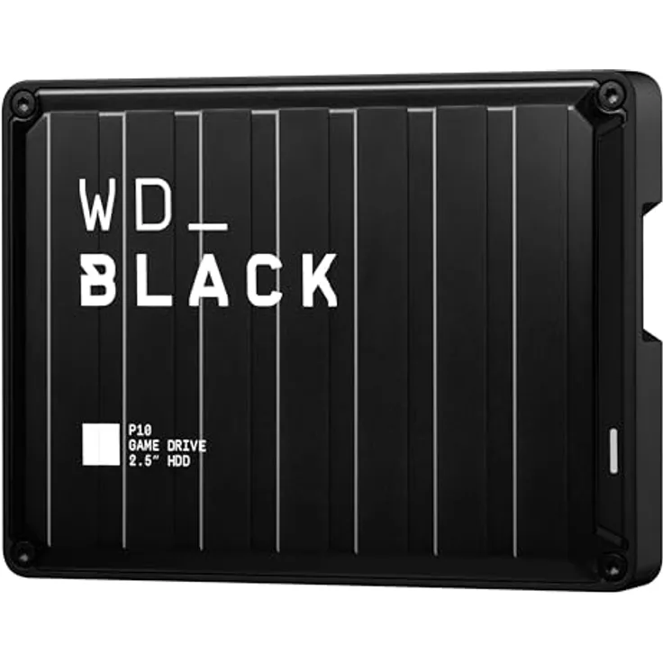 WD_BLACK P10 Game Drive 6 TB Externe Festplatte (Mobile und robuste High-Perfomance-Festplatte, bis zu 125 Spiele speichern) Schwarz