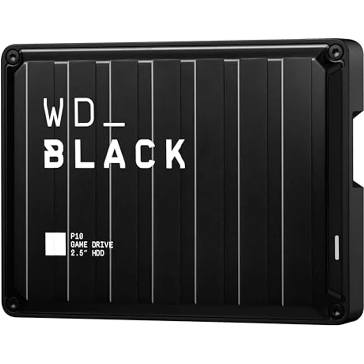 WD_BLACK P10 Game Drive 6 TB Externe Festplatte (Mobile und robuste High-Perfomance-Festplatte, bis zu 125 Spiele speichern) Schwarz – Bild 1