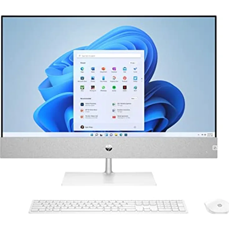 HP Pavilion 27-CA1008NG All in one PC | 27" QHD IPS Display | Intel Core i7-12700T | 16 GB DDR4 RAM | 1 TB SSD | NVIDIA GeForce RTX 3050 Ti | Windows 11 Home | QWERTZ Tastatur | weiß