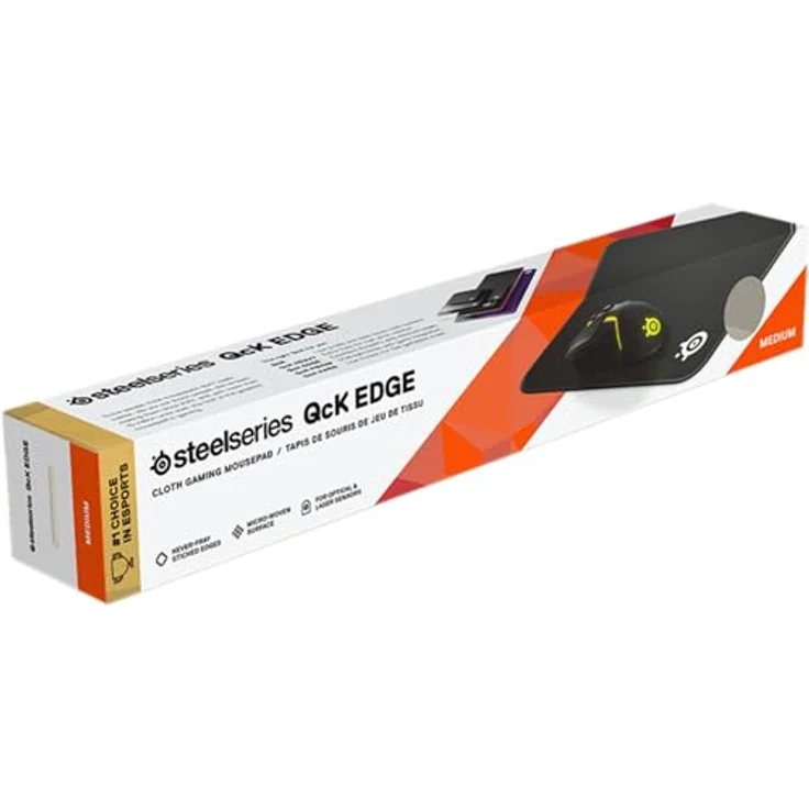 SteelSeries QCK EDGE Mauspad, schwarz, Größe: L – Bild 2