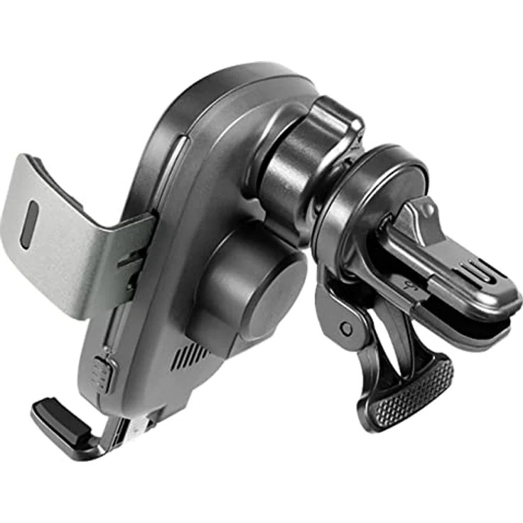 LogiLink PA0277, Kabellose Smartphone-Ladehalterung für Kfz-Lüftungsschacht, Schwarz, 15 W High-Speed-Laden, 360° drehbar – Bild 8