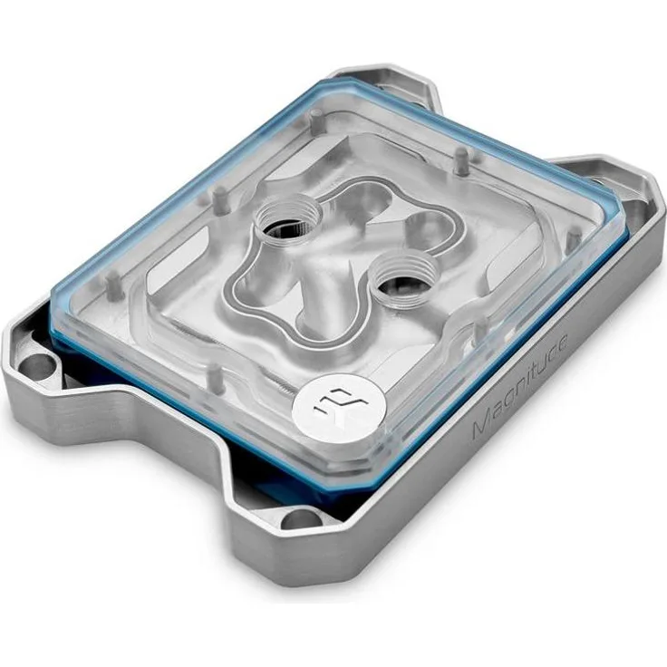 EKWB EK-Quantum Magnitude Accent Rahmen, sTRX4, Wasserkühler aus anodisiertem Aluminium, Blau