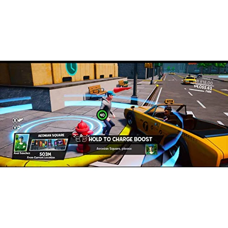 Mindscape Taxi Chaos Racing Wheel Bundle, Nintendo Switch Spiel + Volante (Code in Box) – Bild 2