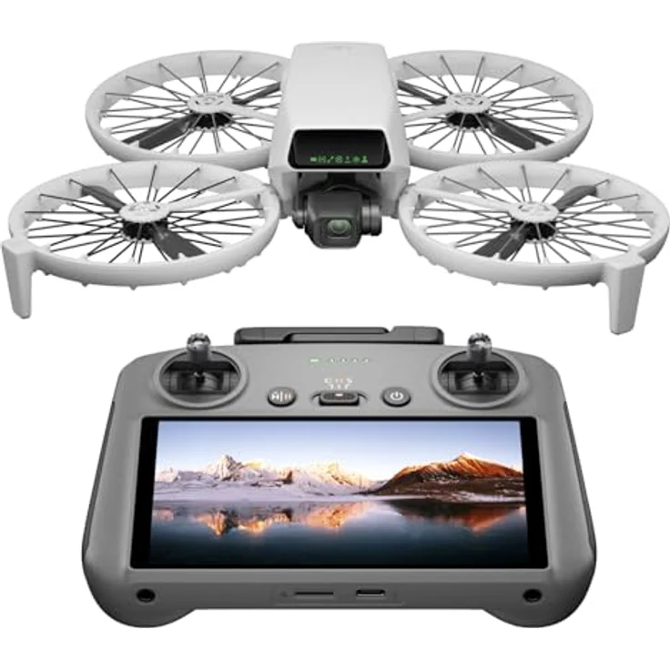 DJI Flip Mini Drohne mit Kamera 4K für Erwachsene - Follow Me Funktion, 13 km Videoübertragung, 31 min Flugzeit – Bild 1