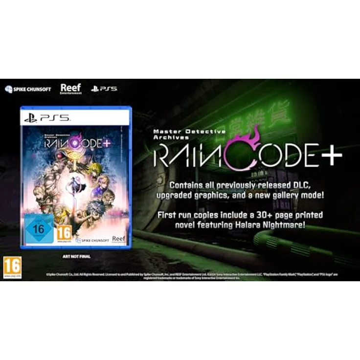 Spike Chunsoft Master Detective Archives: RAIN CODE Plus Standard Edition (PS5), 3D Detective Adventure Game with Upgraded Graphics & Bonus Original Printed Novel – Bild 2
