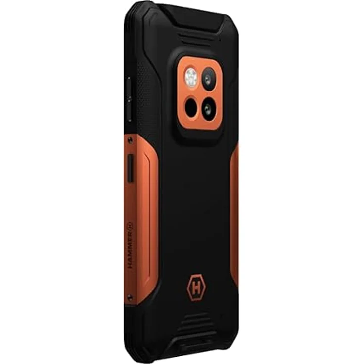 Hammer H Construction 2 Thermal Ultra-Robustes Smartphone IP69 8+8GB RAM 108mpx Kamera 6500mAh Akku 256GB/1TB, Schwarz – Bild 2