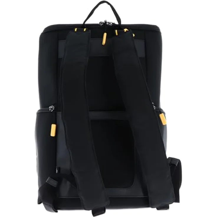 Mandarina Duck Smart Duck Backpack, Laptoprucksack mit gepolstertem Laptopfach und ergonomischen Schultergurten, Dark Gloss anthrazit – Bild 3