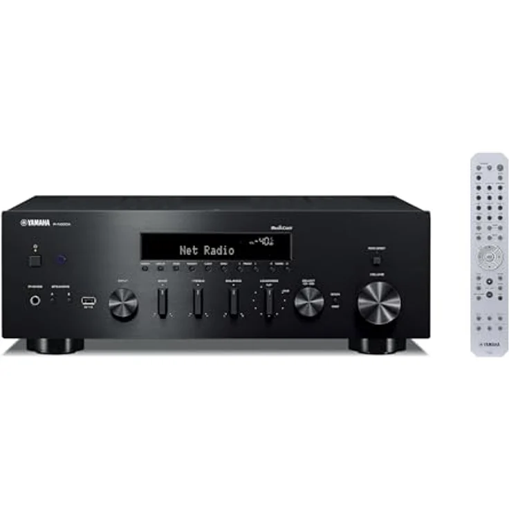 Yamaha R-N600A Network Receiver - schwarz - modernste ToP-Art-Struktur und Pure Direct-Modus - MusicCast - Sabre ES9010K2M 384 kHz, 32-Bit-DAC – Bild 1