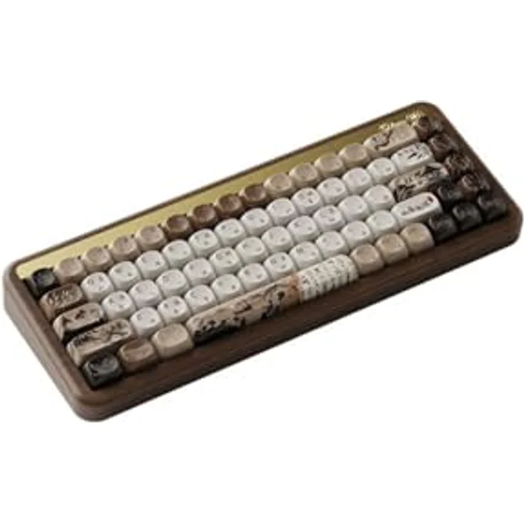 Akko AKKO MU01 Mountain Seclusion Gaming Tastatur, RGB, 65% - Rosewood-Switches, ANSI - Rosewood – Bild 3
