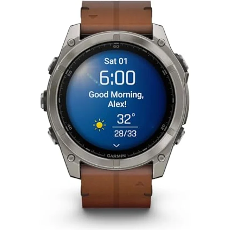 Garmin fēnix® 8 AMOLED 51mm Smartwatch, Multisport-GPS-Smartwatch mit erweiterten Wellnessfunktionen, schwarz – Bild 3