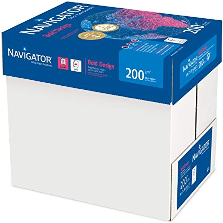 Navigator Bold Design Mehrzweckpapier, A4, 200 g, 1050 Blatt – Bild 2