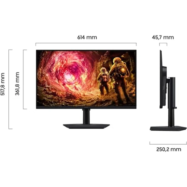 Samsung 27" Odyssey G50F, QHD Gaming Monitor mit 180Hz, 1ms Reaktionszeit und Fast IPS Panel – Bild 6