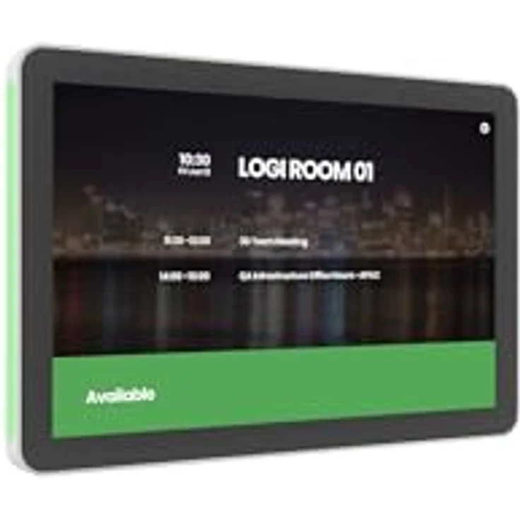 LOGITECH Tap Scheduler Purpose-Built Scheduling Panel for Meeting Rooms, 10.1" IPS Display, White, Wi-Fi, Bluetooth 5.0, Zoom Certified – Bild 2