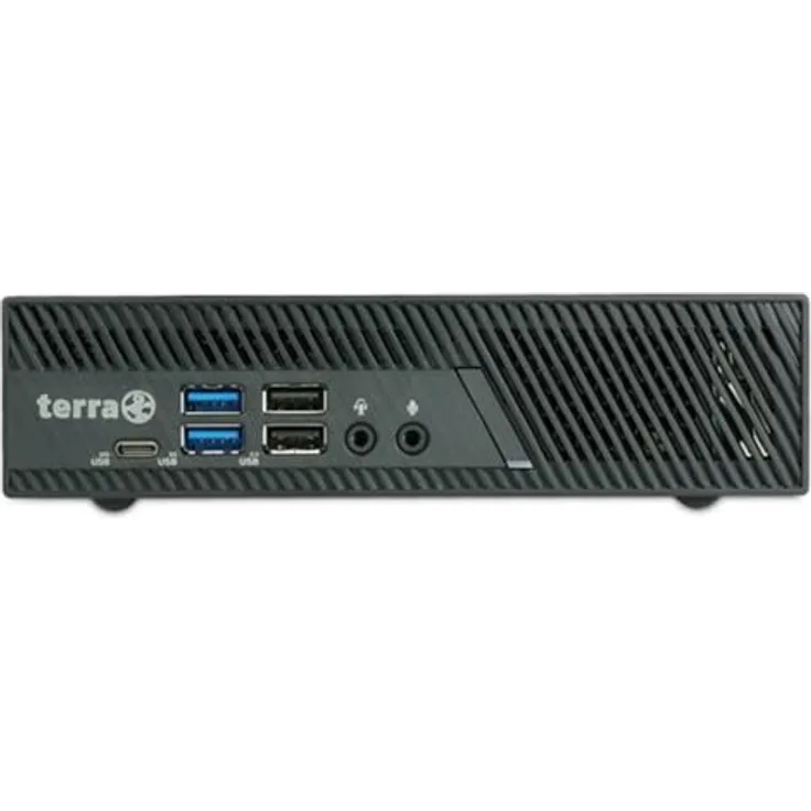 TERRA PC-Mini 6000V6.1 SILENT GREENLINE, Desktop-PC mit Intel Core i5-1240p, 16 GB DDR5-RAM und 500 GB HDD, grün