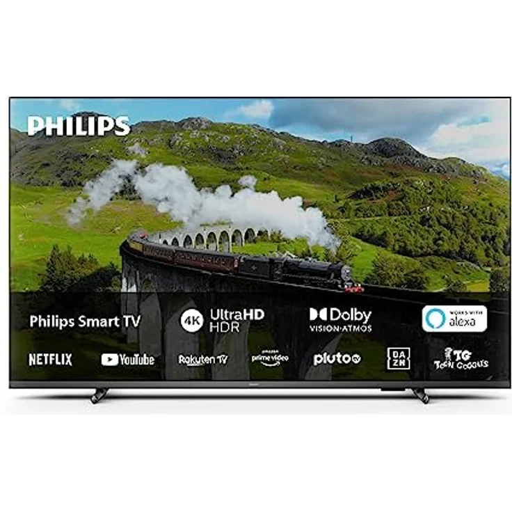 Philips Smart TV | 43PUS7608/12 | 108 cm (43 Zoll) 4K UHD LED Fernseher | 60 Hz | HDR | Dolby Vision – Bild 1