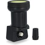 Zehnder Single LNB Satellitenkopf für 1 Teilnehmer mit Sun Protect UV Schutz und Wetterschutzkappe - 40mm Feed -4K Ultra HD - Satellite LNB - Digital - 1Fach - 4G 5G LTE Abschirmung| BX-3001