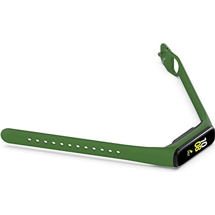 Shieranlee Kompatibel mit Galaxy Fit e SM-R375, Weiches Silikon Sport Ersatzarmband, Schwarz, Für 5.5"-8.1" Handgelenke, Schnelle Installation und Anpassung – Bild 3