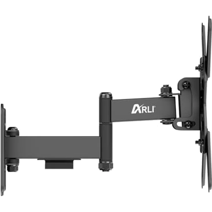 ARLI TV Wandhalter ausziehbar 23 - 42 Zoll LED LCD VESA Wandhalterung TV-Wandhalterung (Schwarz, bis 42,00 Zoll, neigbar schwenkbar drehbar) – Bild 3
