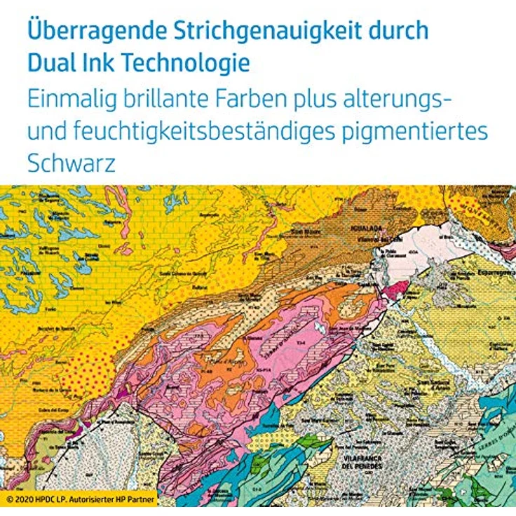 HP F9J65A Tintenpatrone, 728 Original, gelb – Bild 6