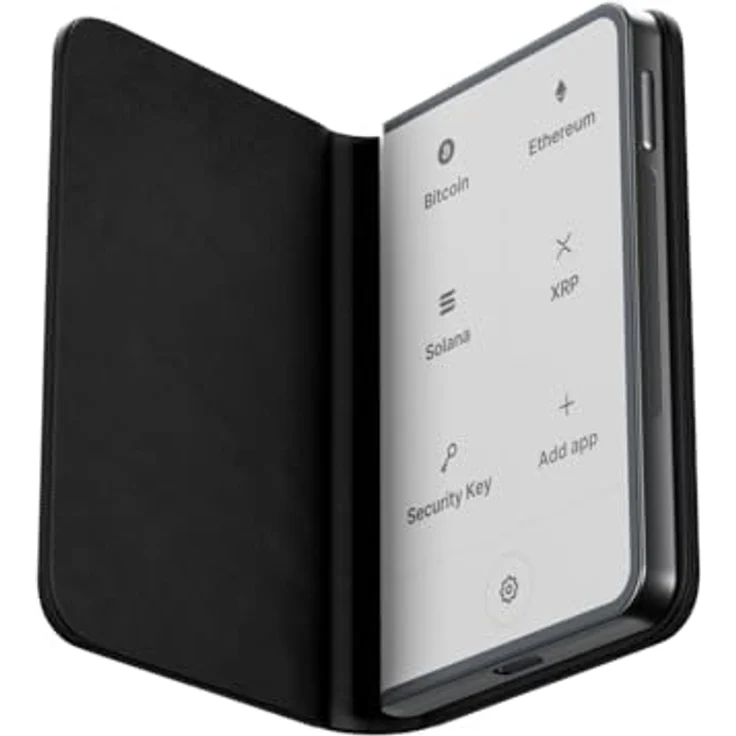 Ledger STAX, Hardware-Wallet mit Recovery Key, Bluetooth & Touchscreen für bis zu 15.000 Kryptowährungen, schwarz – Bild 2