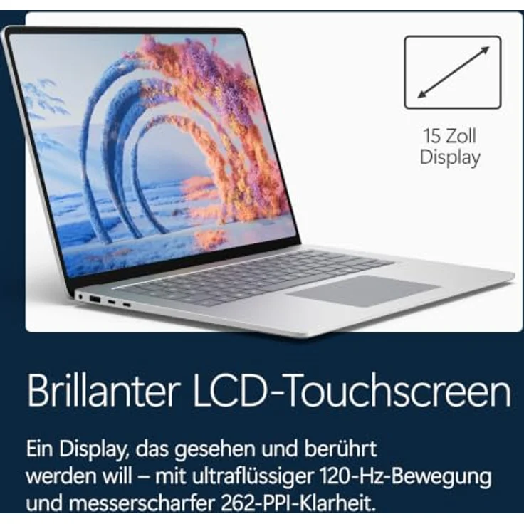 MICROSOFT Surface Laptop 8. Edition - 15 Zoll, Qualcomm Snapdragon X2 Elite, 16 GB RAM, 1 TB SSD, Adreno™ Onboard Graphics, Windows 11 Home – Bild 2
