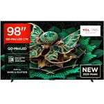 TCL 98C7K 98 Zoll QD-Mini LED Fernseher, 4K HDR Premium 3000, Smart Google TV, Dolby Vision IQ & Atmos, CrystGlow HVA Panel, Game Master, 144Hz Motion Clarity Pro