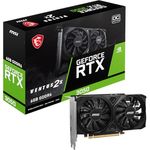 MSI GeForce RTX 3050 Ventus 2X E 6G OC, Grafikkarte mit leistungsstarkem OC-Modus