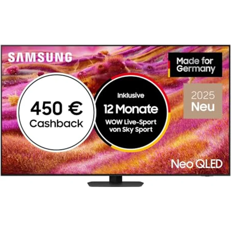 Samsung Neo QLED 4K QN90F, 75 Zoll (189 cm) Mini LED UHD Fernseher mit NQ4 AI Gen3 Prozessor, Glare Free, Neo Quantum HDR+, 4K Upscaling Pro, Dolby Atmos, Knox Security, Samsung Vision AI Smart TV (2025) – Bild 2