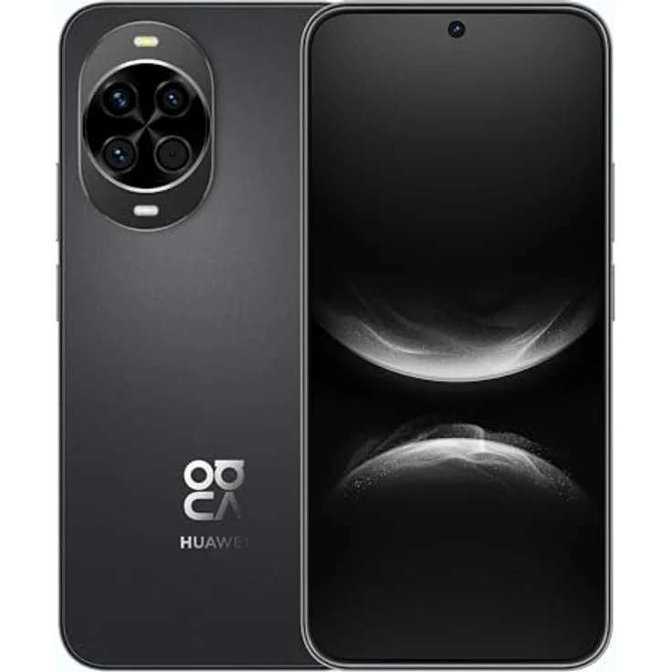 HUAWEI nova 14 Pro, Smartphone mit 50 MP Ultra-Dual-Portrait-Frontkamera, Ultra-Chroma-Kamera, KI Gestensteuerung, 100 W Supercharge Turbo, 6,78" Quad-Curve-Display, Schwarz – Bild 1